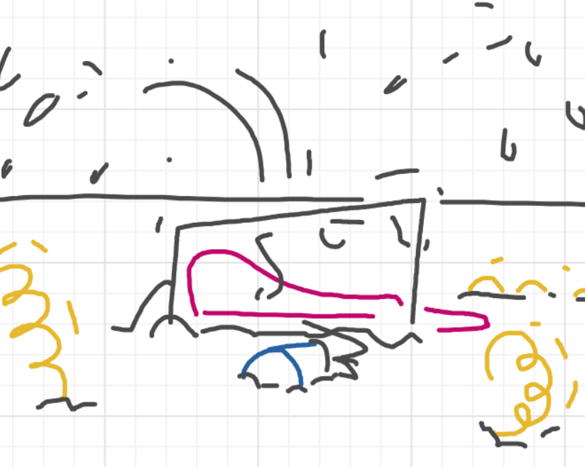 A panel from I've Been Everywhere, Man, episode nine of the Board Boards object show by Furretwalk/WalkingFurret.